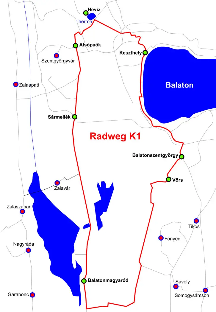 Radwege Balaton