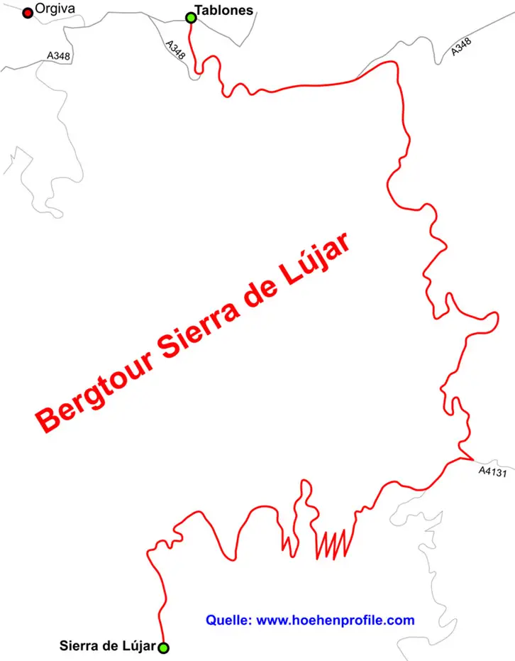 Bergtour Sierra de Lújar